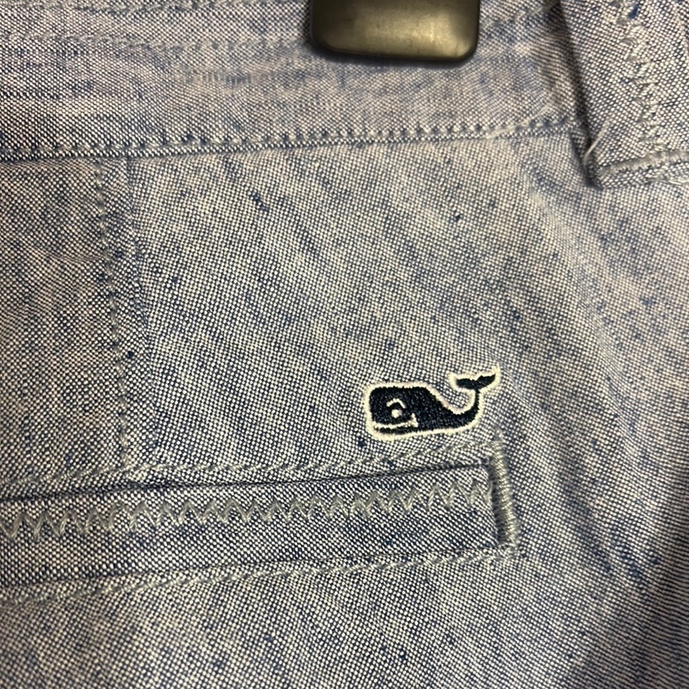 Vineyard Vines linen cropped pants. Size 10 - Picture 4 of 6